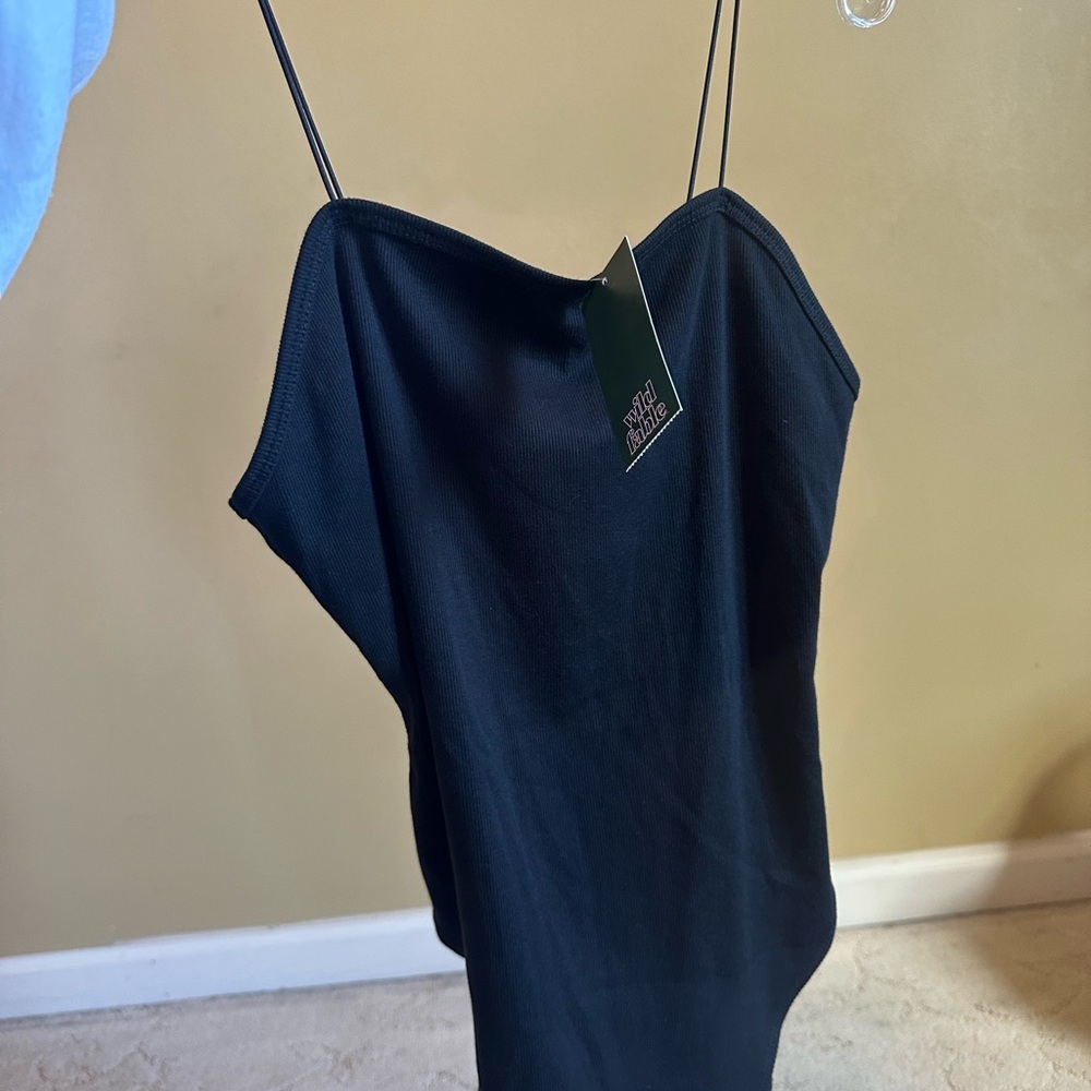 Black Spaghetti Strap Dress